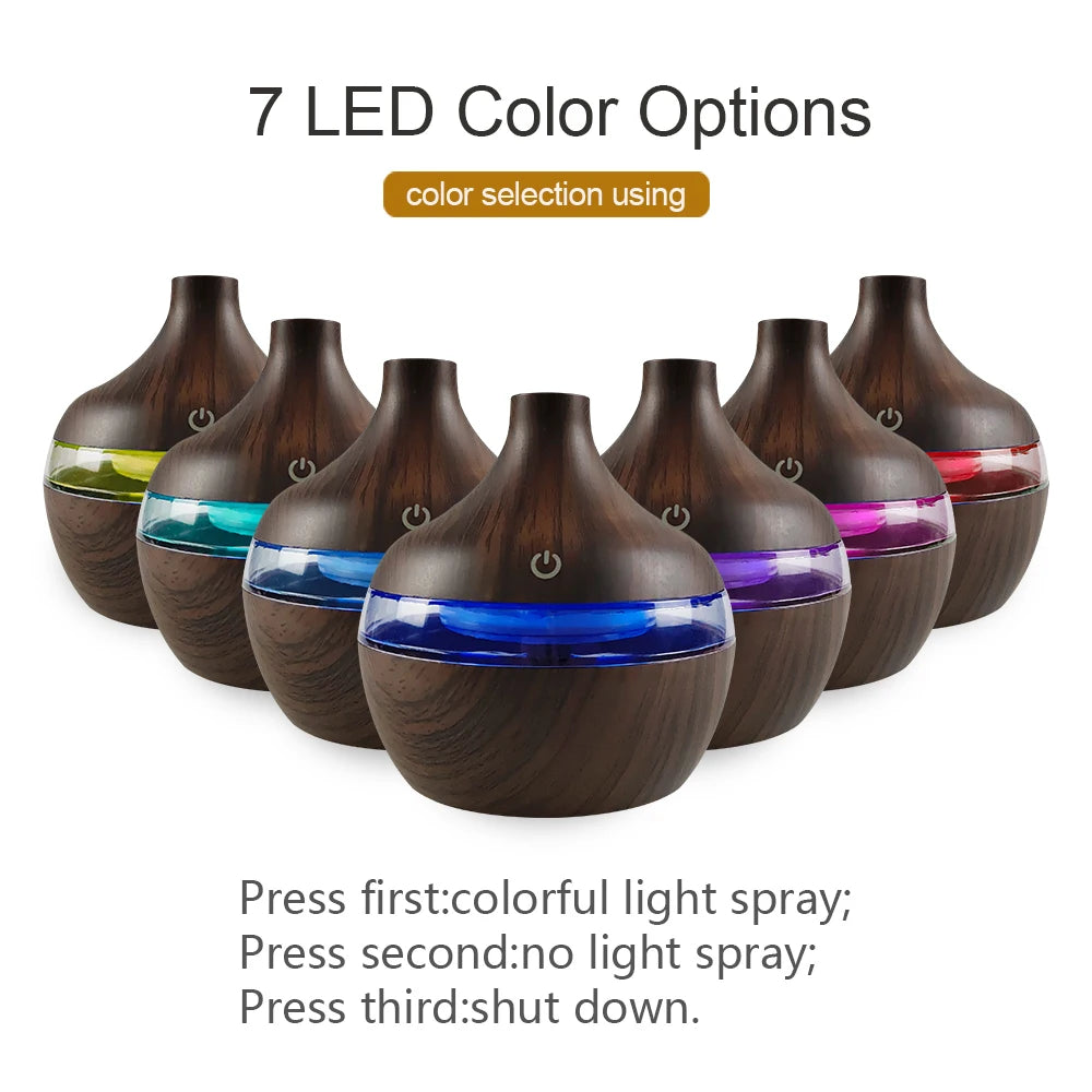 7-Color LED Lighting Aromatherapy Diffuser