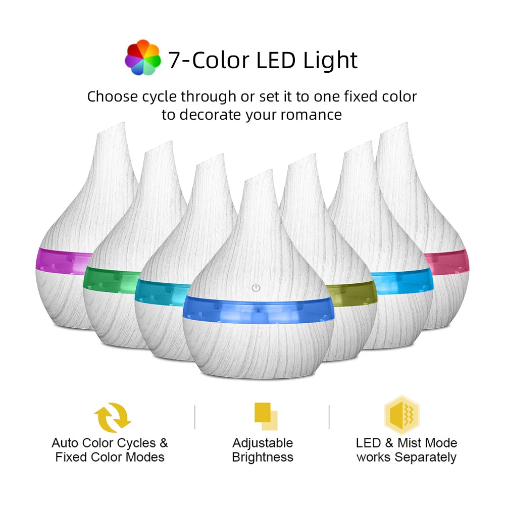 300ml USB Essential Oil Diffusers