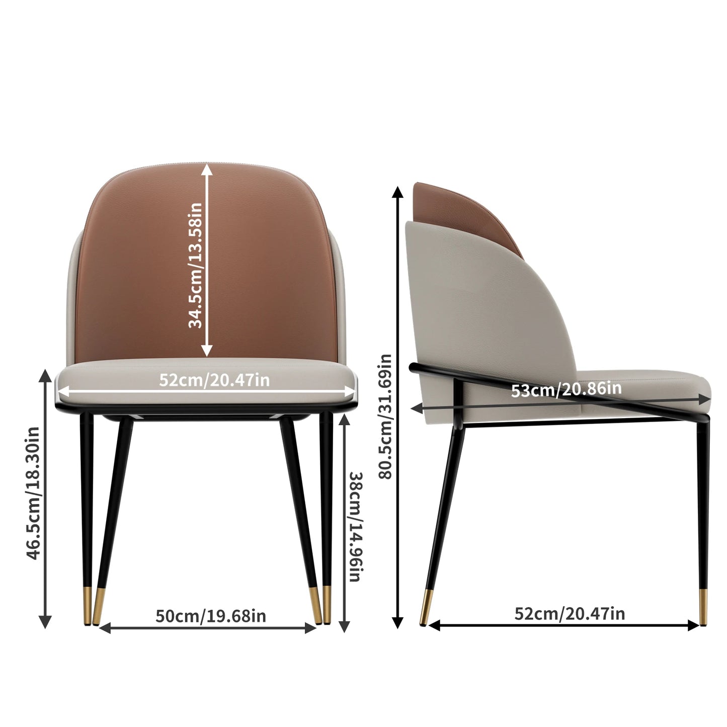 Faux Leather Dining Chairs
