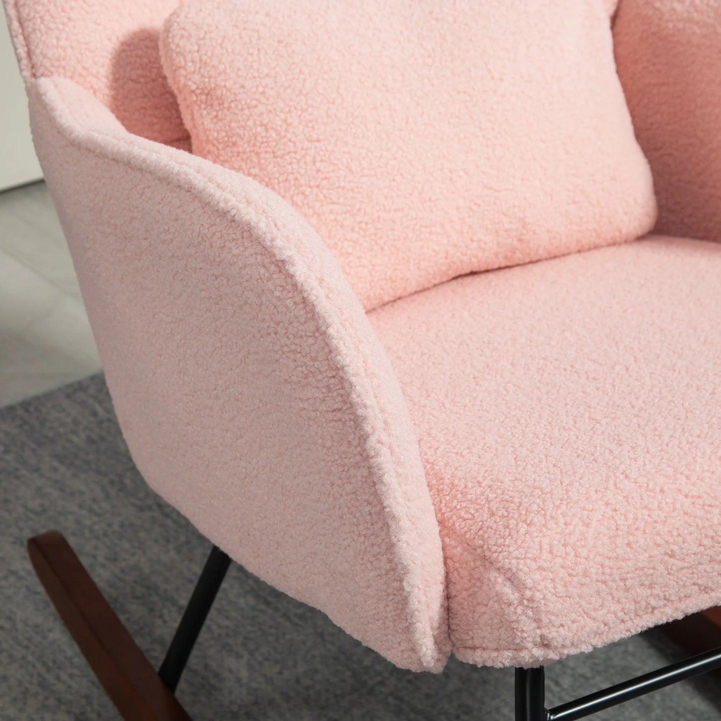 Rocking Chair with Headrest