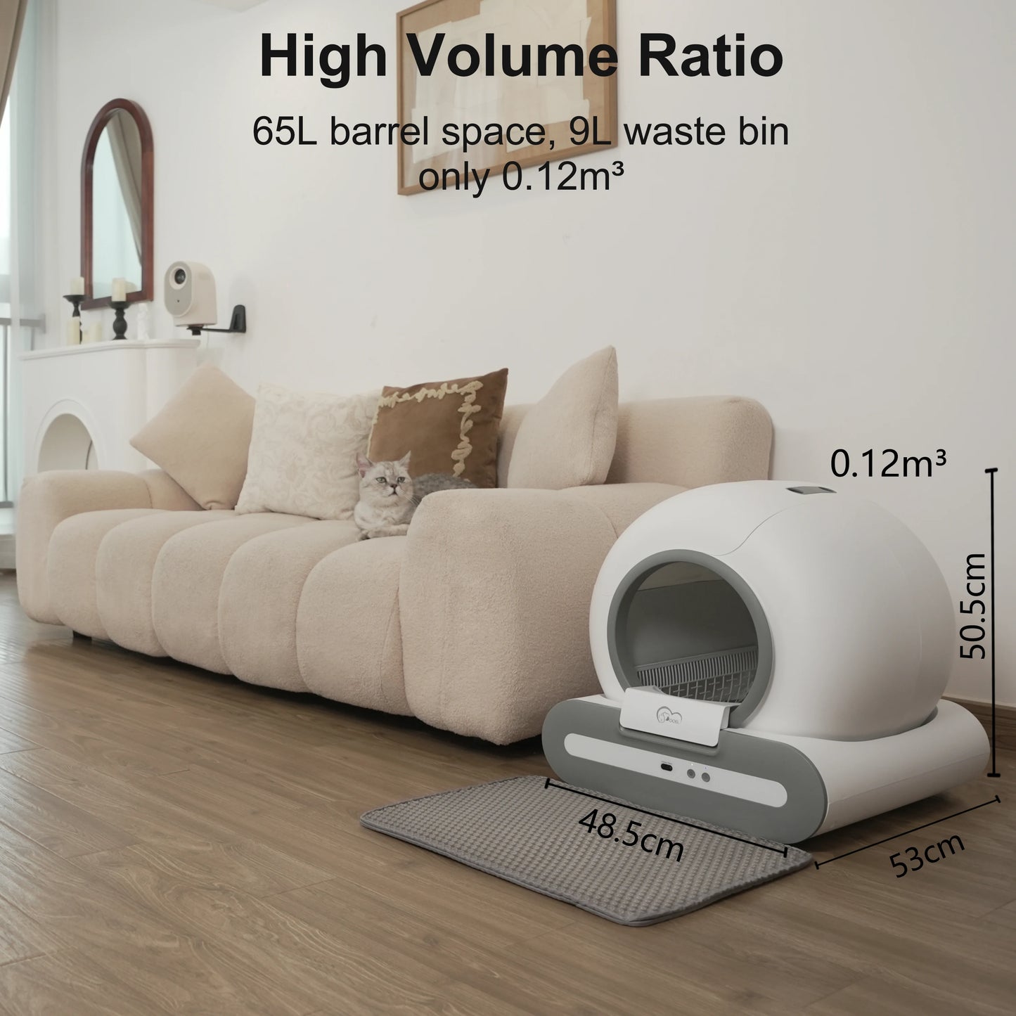 Automatic Self Cleaning Cat Litter Box
