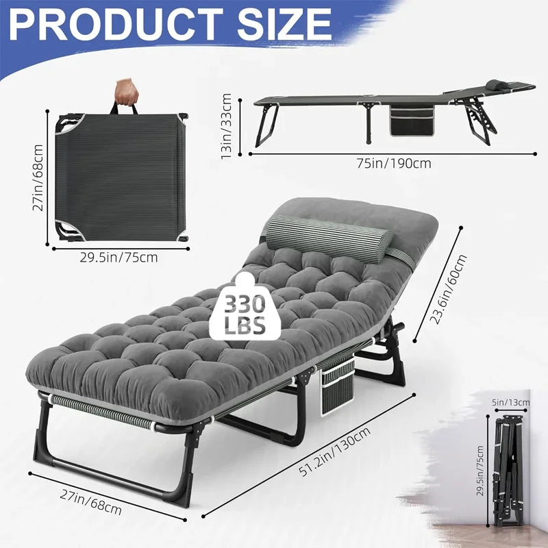 Camping Cot with Mattress
