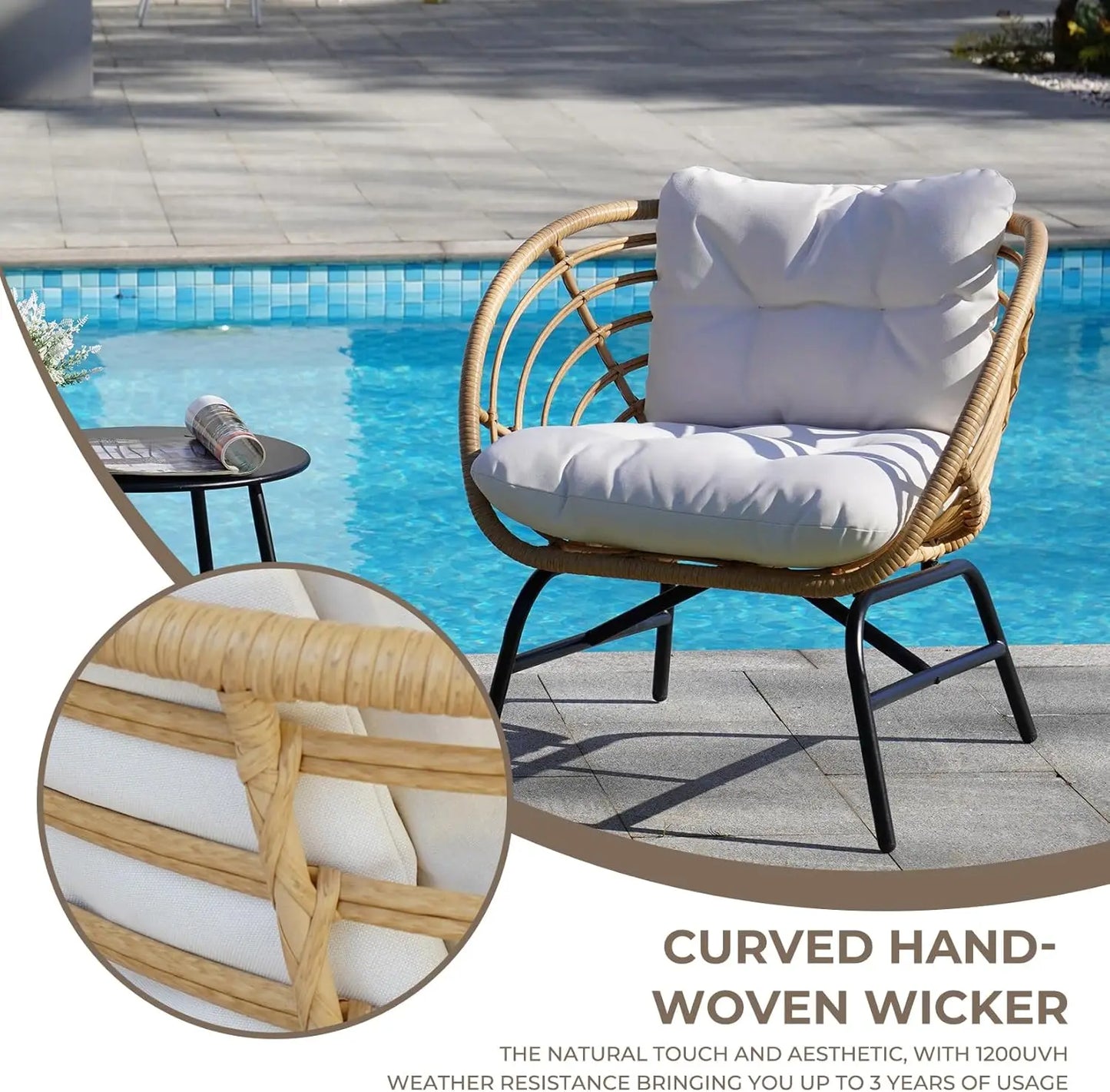 3-Piece Outdoor Furniture Set