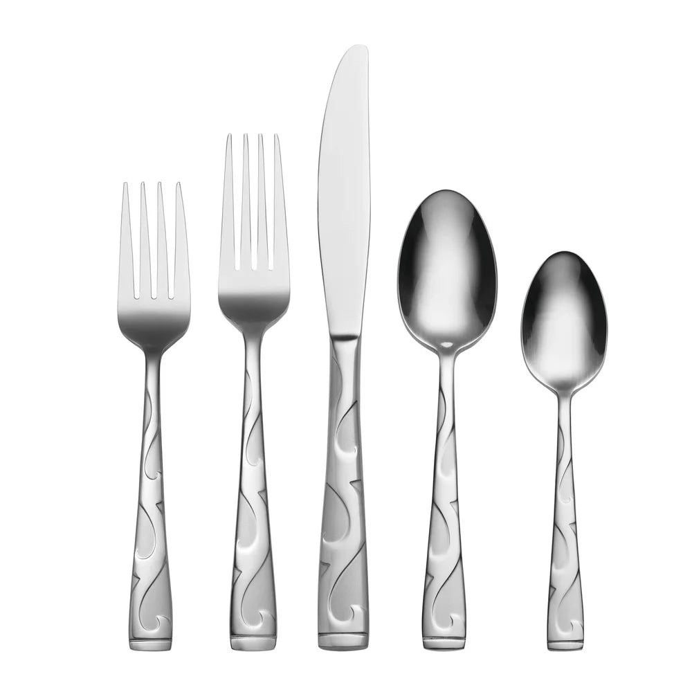 Tuscany 20-Piece Stainless Steel Flatware Set