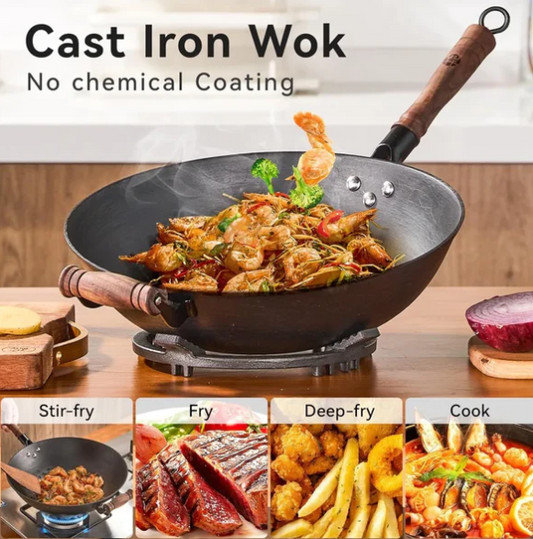 🥢 Sizzle & Stir: Why You’ll Love Our Cast Iron Wok