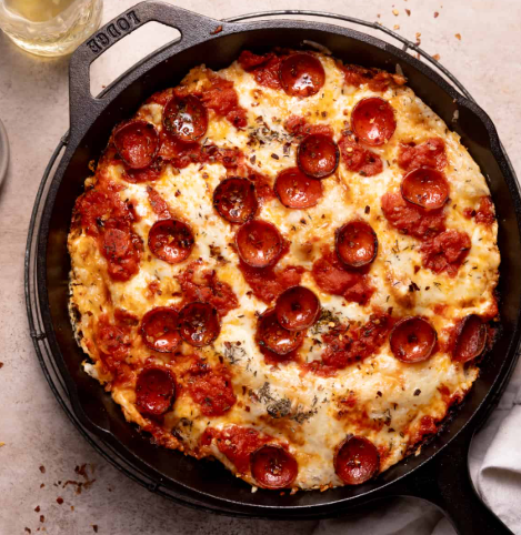 Quick & Easy Deep‑Dish Skillet Pizza
