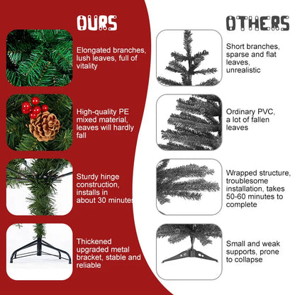 Classic Pine Tree 7FT/8FT Artificial Christmas Tree