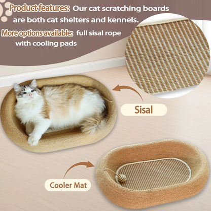 Cat Scratcher, Sisal Cat Nest  Sleeping Bed