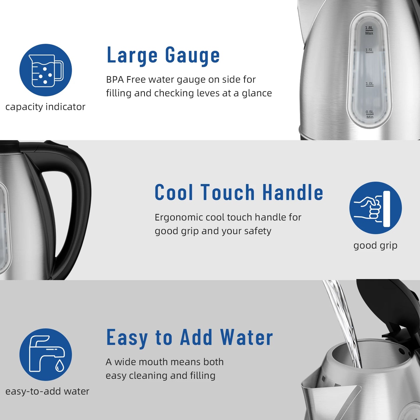 Stainless Steel Electric Kettle