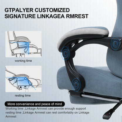 Gaming Chair with Pocket Spring Cushion