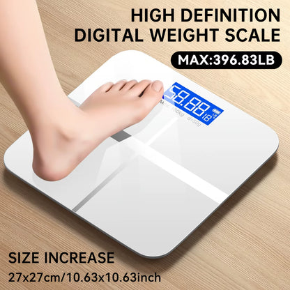 Digital Bathroom Scale 396lb, High-Precision