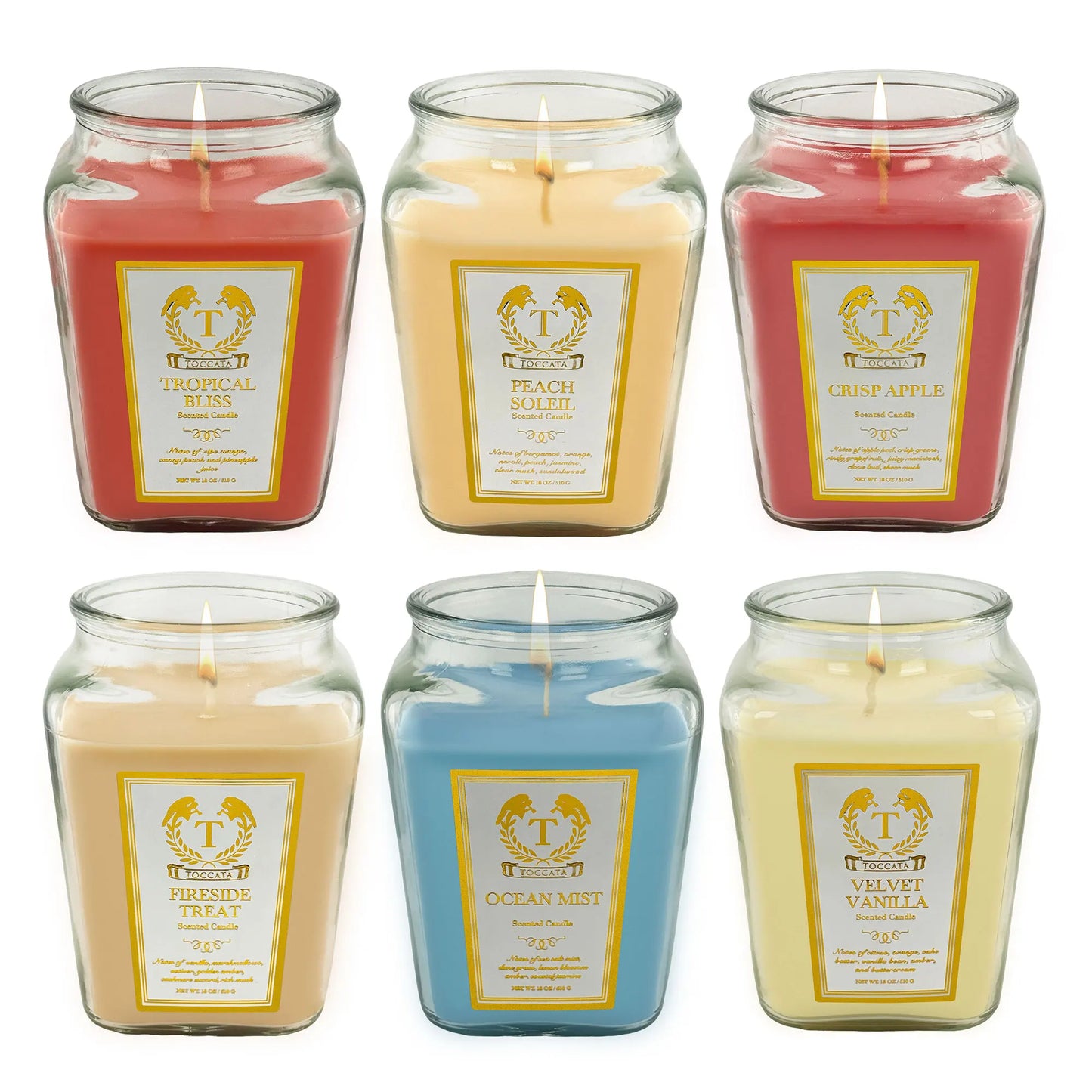 18oz Scented Candles-  Holiday Gift, Stocking Stuffer