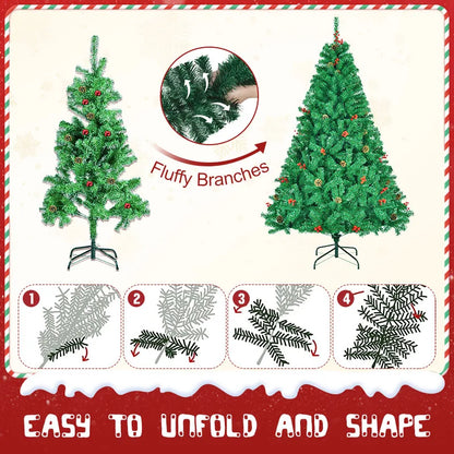 Classic Pine Tree 7FT/8FT Artificial Christmas Tree