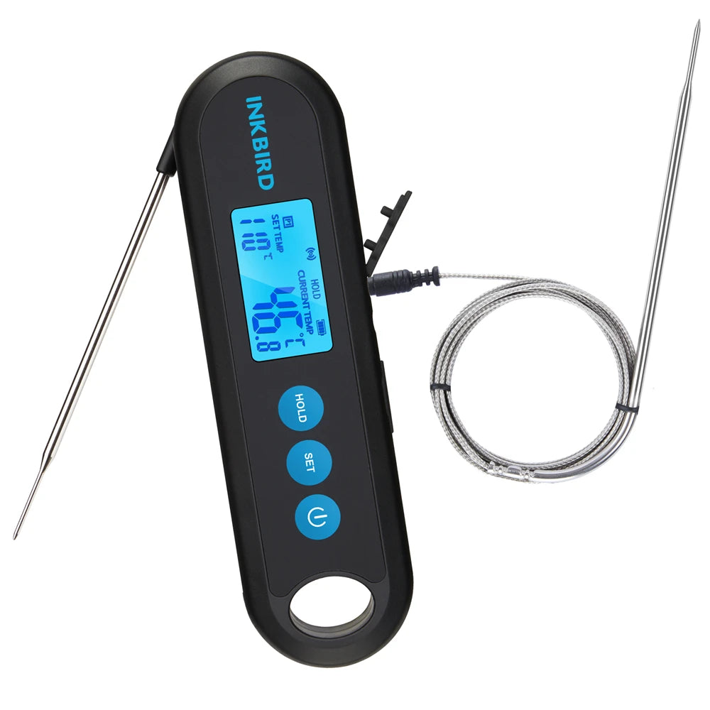 Digital Meat Thermometer With 2 External Probes