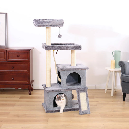 Cat Tree Tower Condo  with Scratching Posts