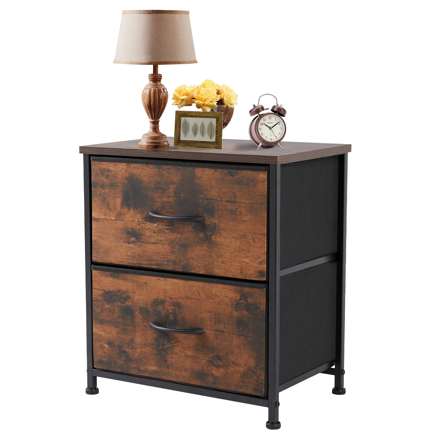 Nightstand Bedside Table Storage