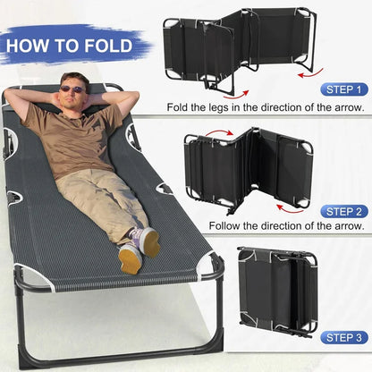 Camping Cot with Mattress