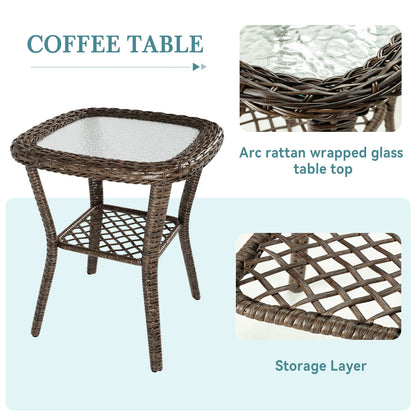 3 Piece Patio Furniture Set