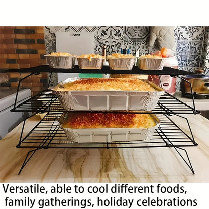 Stainless Steel Stackable Cooling Rack - Bake & Cool Easily
