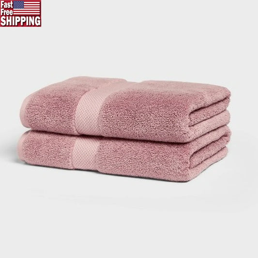 2pk Terry Cotton Bath Towels