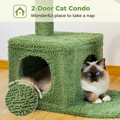 Cactus Cat Tree with  Condo