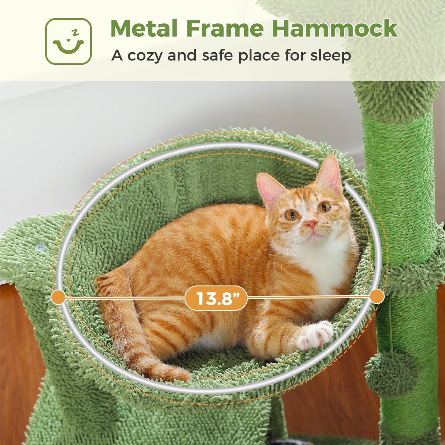 Cactus Cat Tree with  Condo