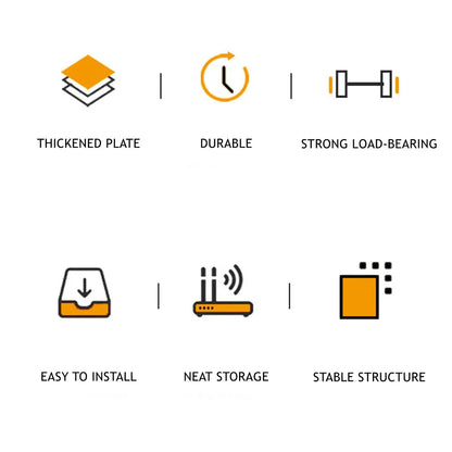 Computer Monitor Stand, Wooden Desk Organizer