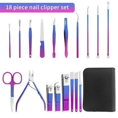 Nail Clippers Manicure and Pedicure Tool Set