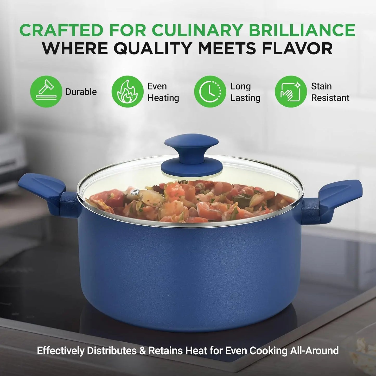 54 Piece Professional Grade Kitchen Cookware Set