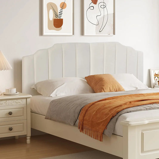 Velvet Upholstered Headboard Queen/Full Size