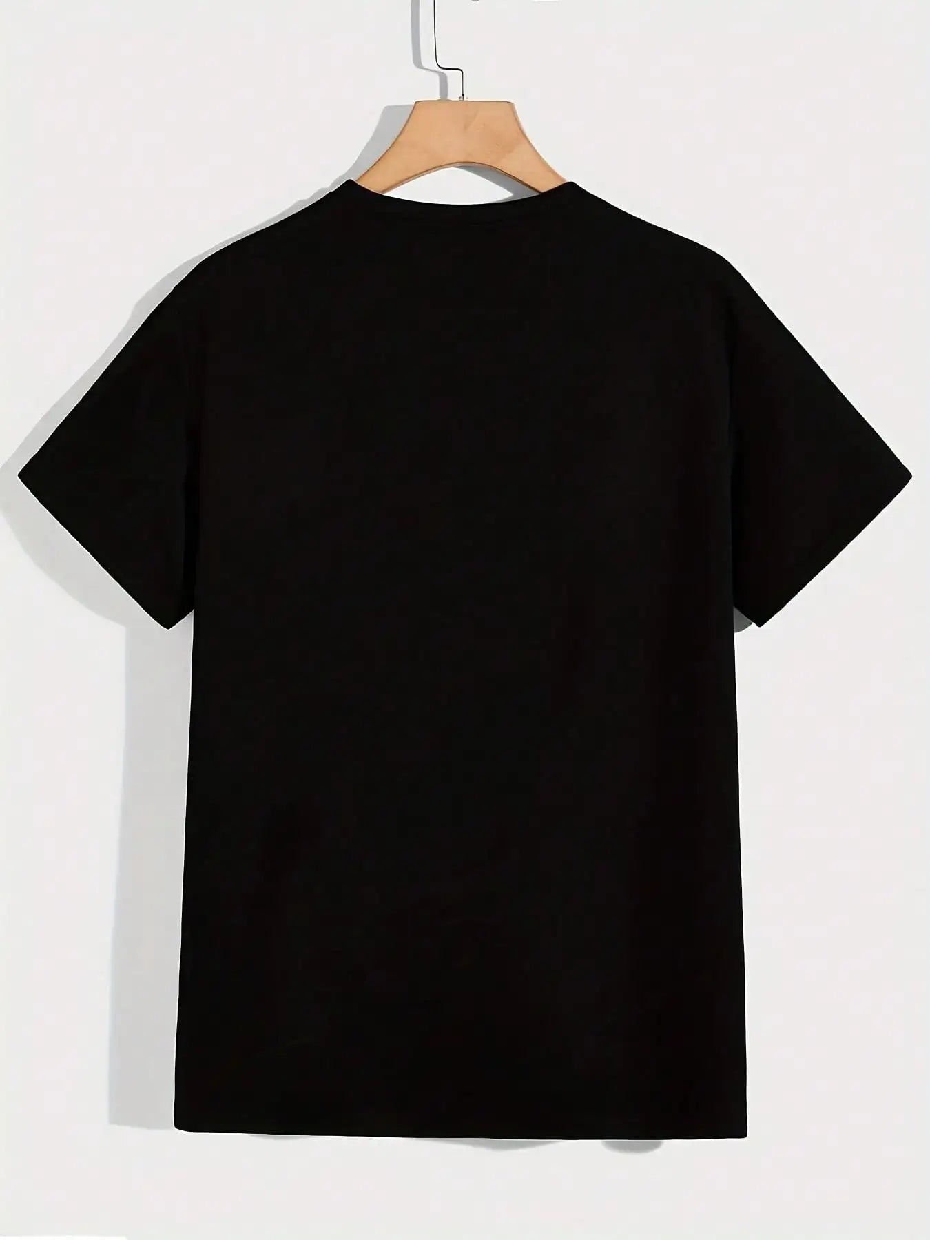 Men's Halloween Black Cat Witchcraft Pattern T shirt