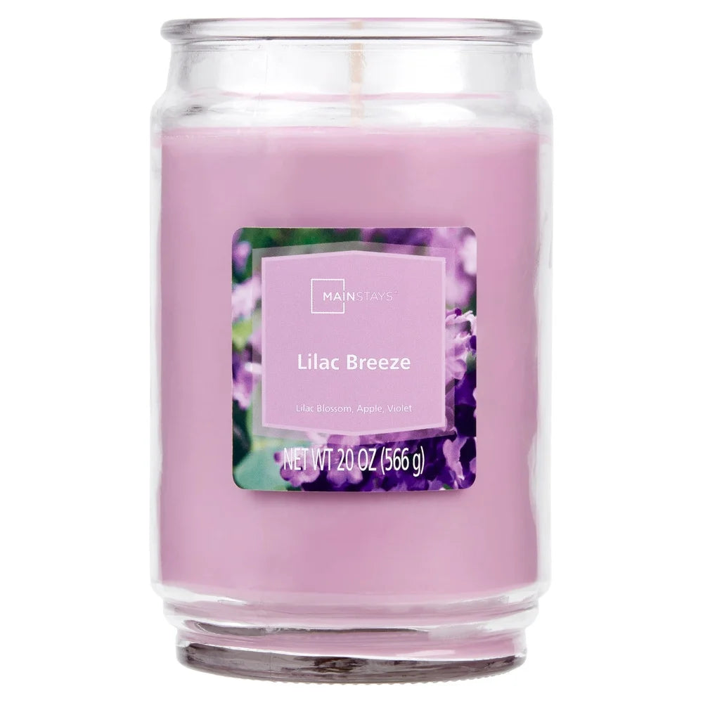 Lilac Breeze Scented Candle 20 oz Single Wick