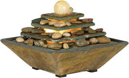 Zen Stone Feng Shui Ball Water Fountain
