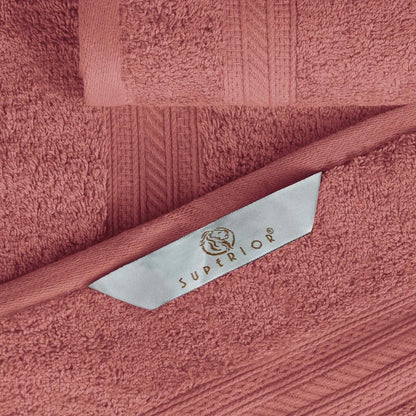 6 Pack Cotton Hand Towels Luxury Super Soft Highly Absorbent Bathroom Kitchen Dobby Border Heavyweight Terry Loop Looping Design