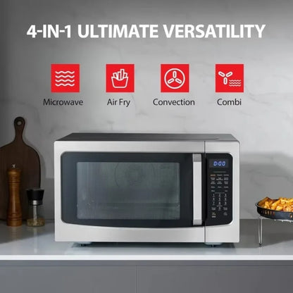 4-in-1 Countertop Microwave , Convection, Air Fryer Combo