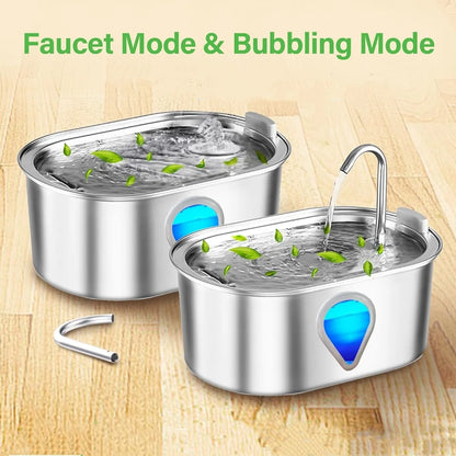 Automatic Stainless Steel Cat water Fountain