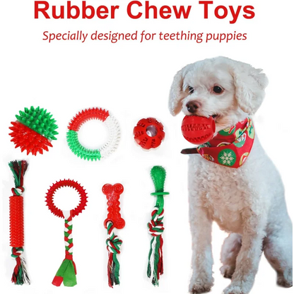 Christmas Dog Toys Bulk 15 Pack