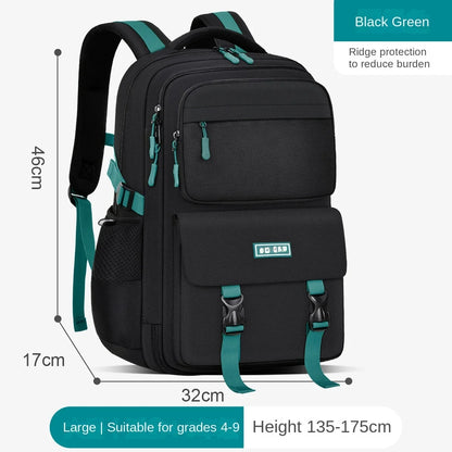 Boys Large Capacity Waterproof Backpack School Bag