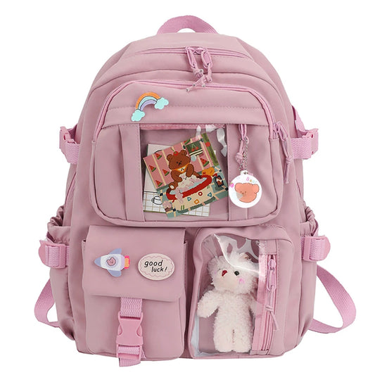 Laptop Backpack Fashion College Student Rucksack