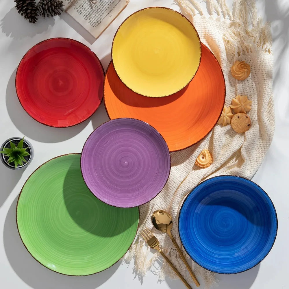 Vancasso BONITA Mix Color Ceramic Tableware 18PCS