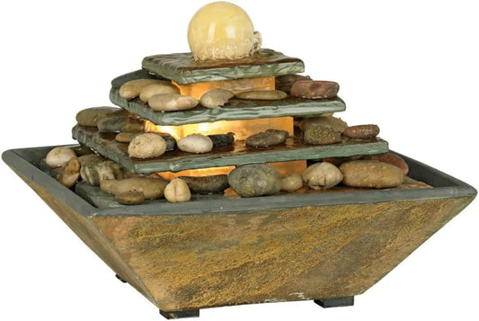 Zen Stone Feng Shui Ball Water Fountain