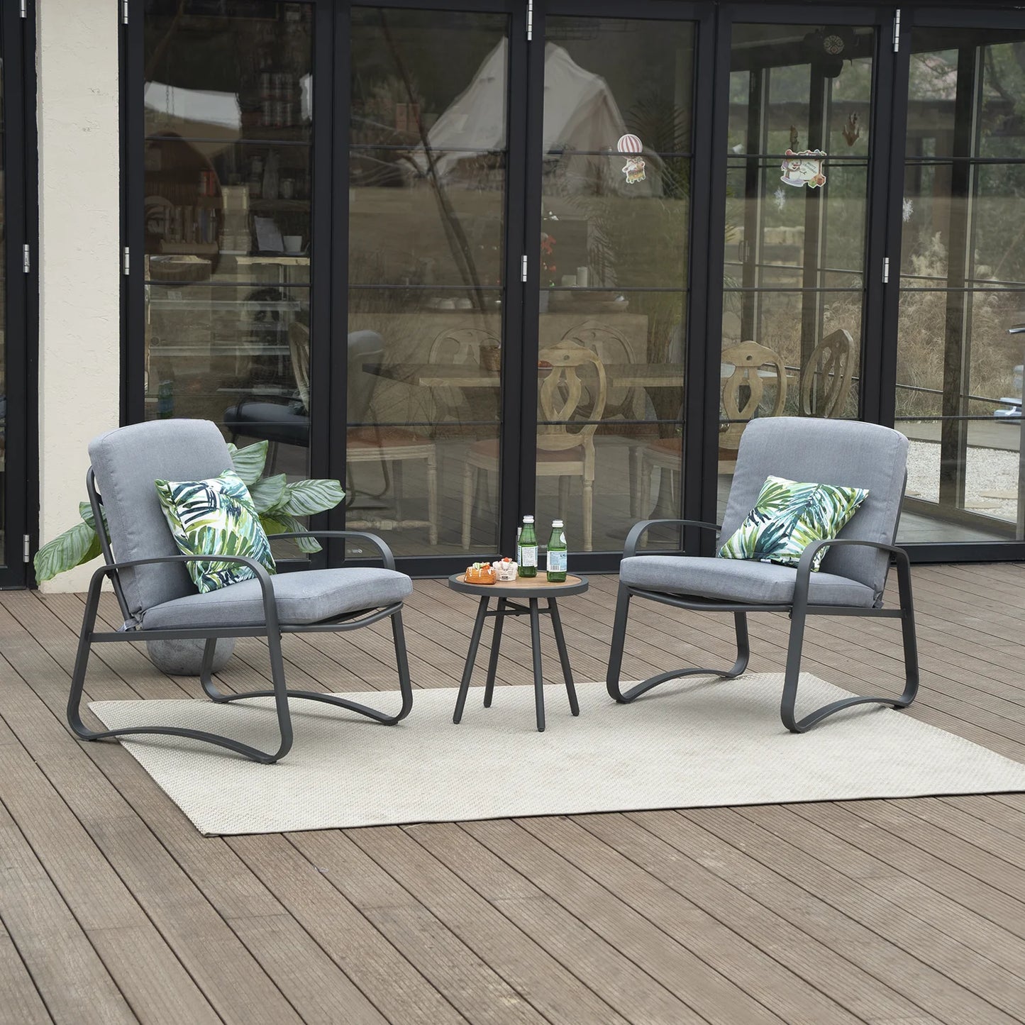 3 Piece Rocking Bistro Set