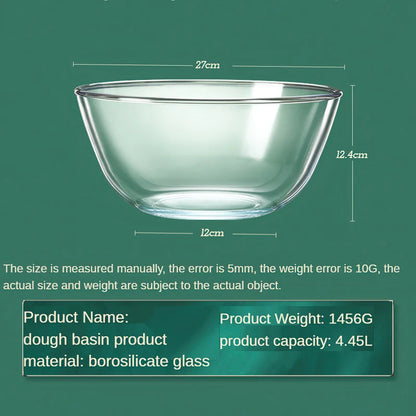 4.45ml Large Capacity Glass Bowl