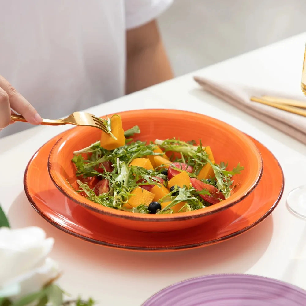 Vancasso BONITA Mix Color Ceramic Tableware 18PCS