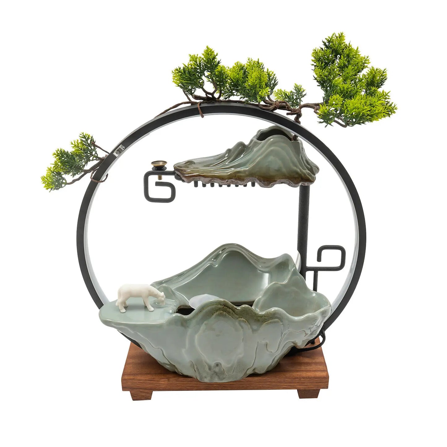 Tabletop Water Fountains Indoor Waterfall Decoration