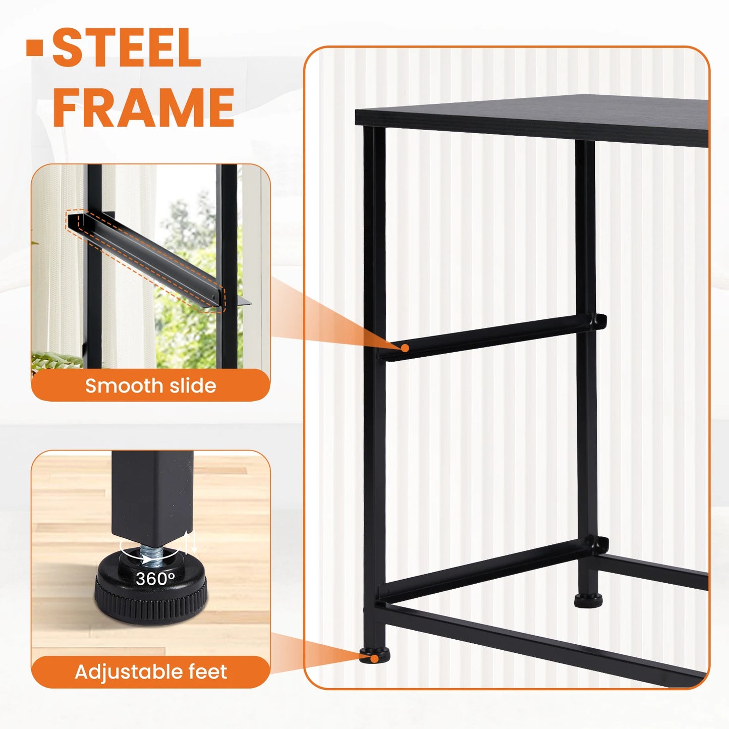 Nightstand Bedside Table Storage