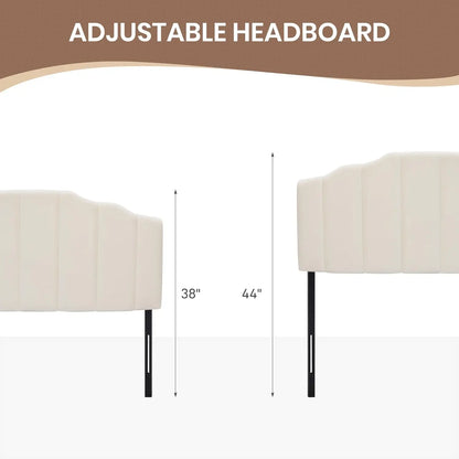 Velvet Upholstered Headboard Queen/Full Size