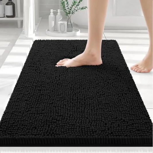 Luxury Chenille Bathroom Rugs 30x20 Extra Soft