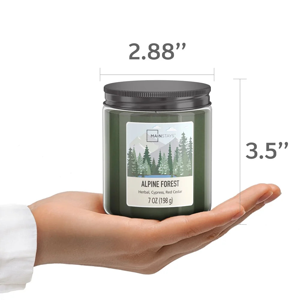2 Pack Alpine Forest Scented Candle