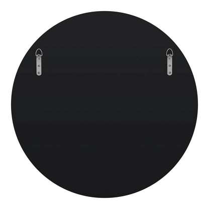 Round Sunburst Wall Mirror Beveled Edge